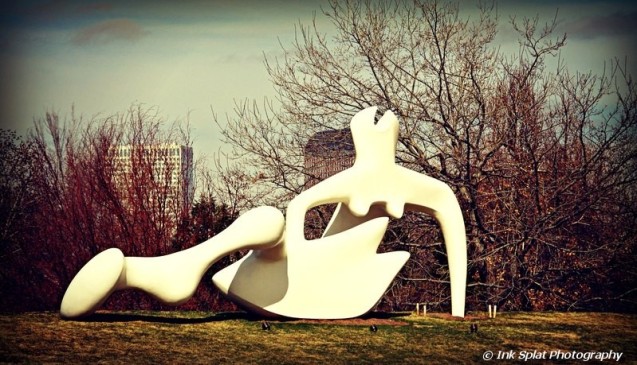 Large Henry Moore Sculpture 